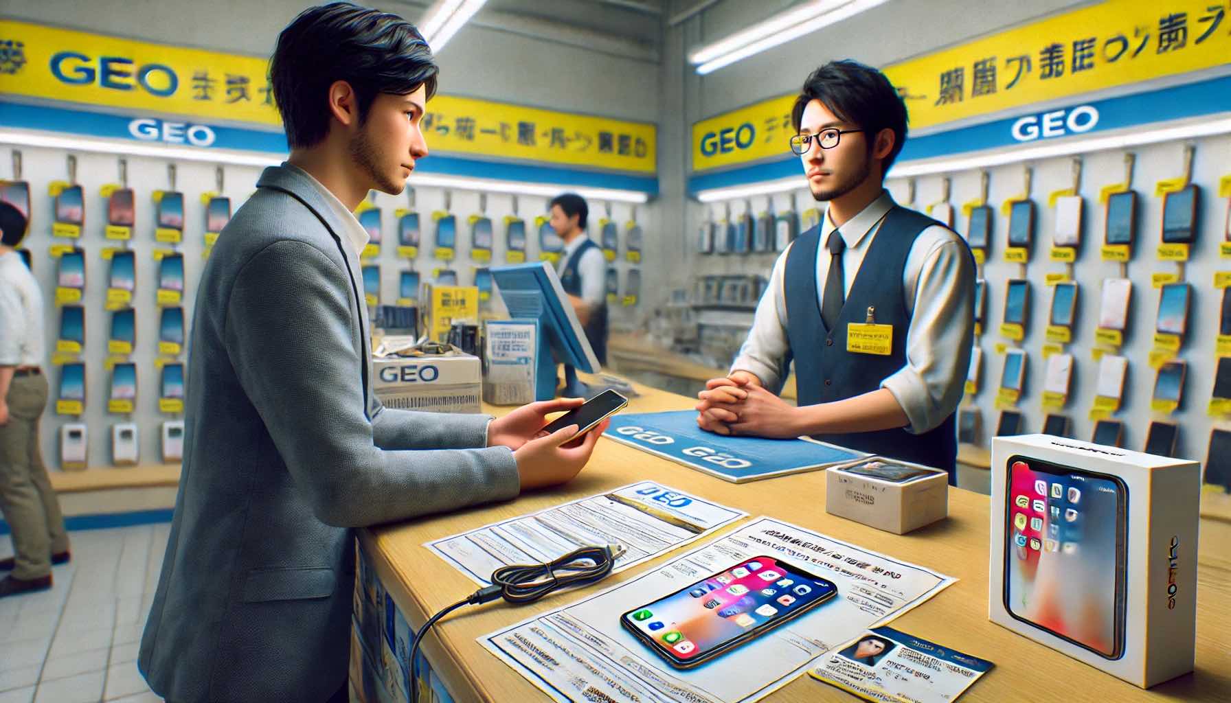ゲオの壊れたiPhone買取！店舗での手順と持ち物