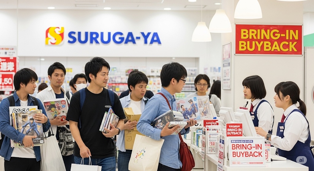 駿河屋の持ち込み買取は予約なしで可能か