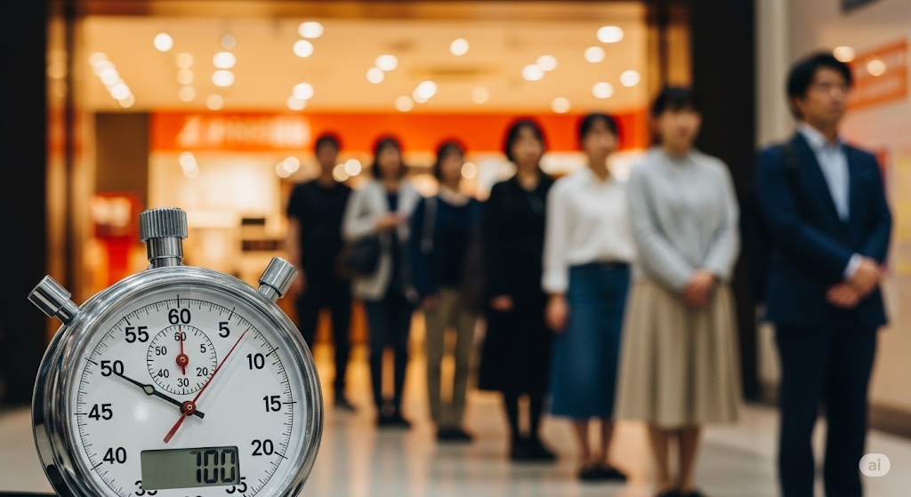 駿河屋あんしん買取持ち込みの所要時間