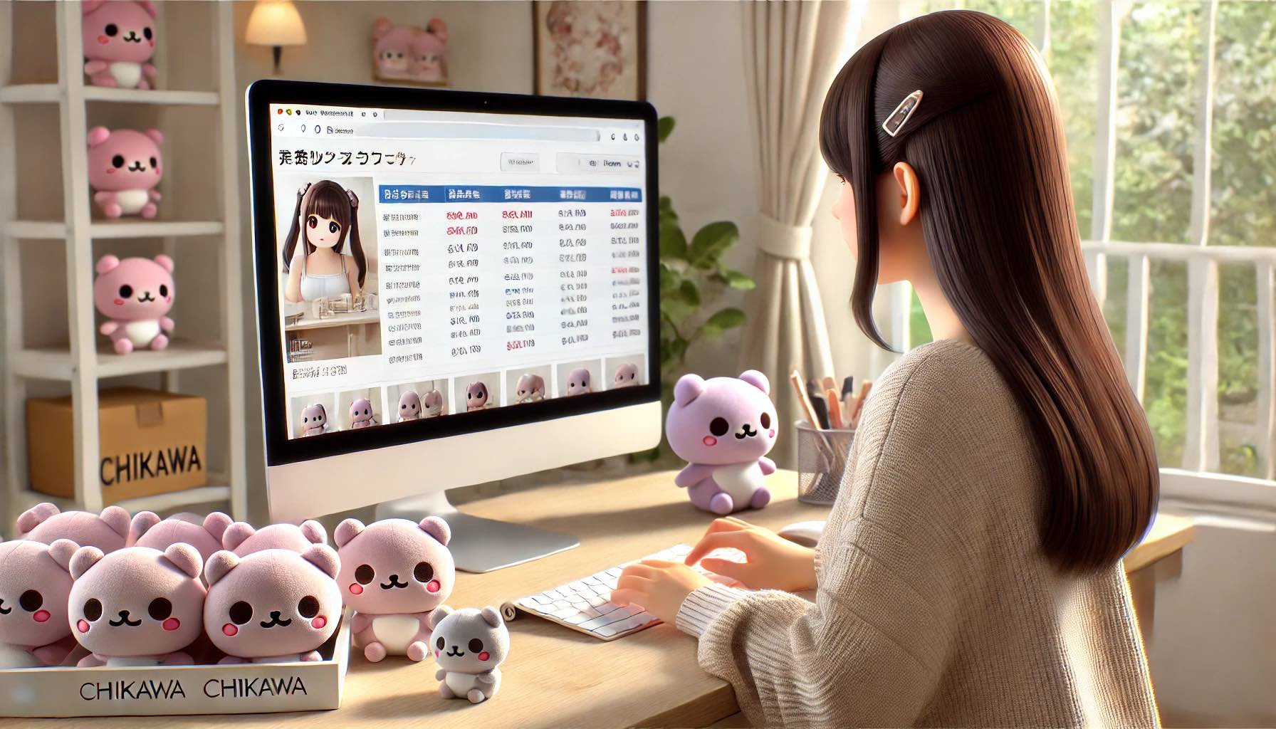 駿河屋のちいかわ買取表の確認方法