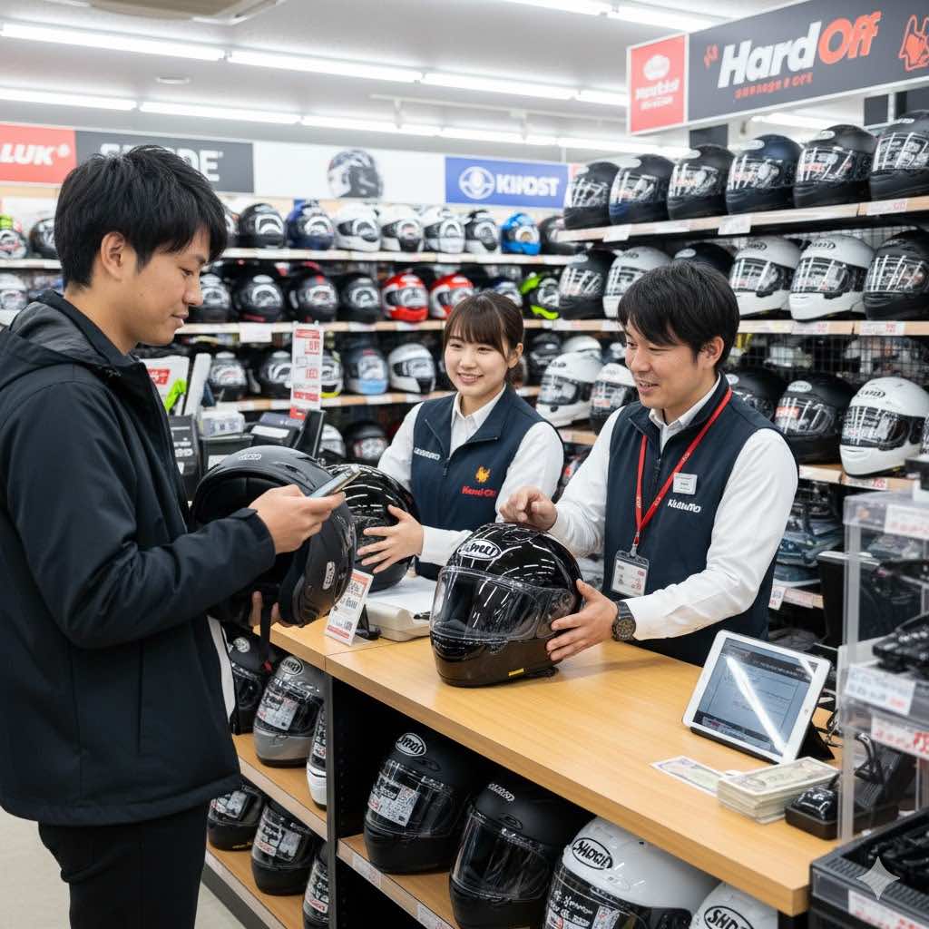 ヘルメットの買取|ハードオフ利用の総括