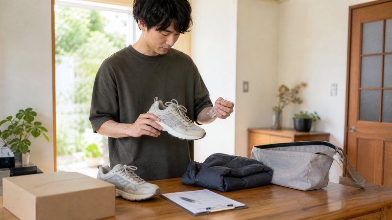 ZOZOの買い替え割で状態確認をするイメージ