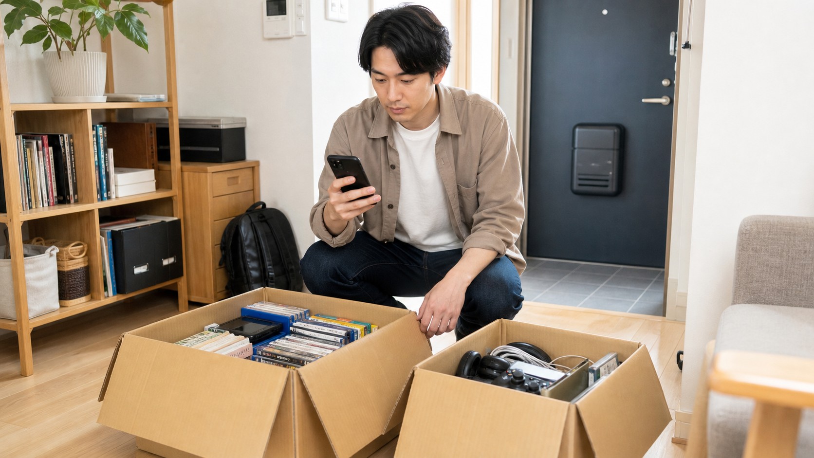 ハードオフとブックオフの違いを整理して売り先を決めるイメージ
