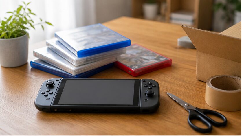 ゲームソフト買取はまとめ売りか個別売りかで選ぶの内容をイメージする写真