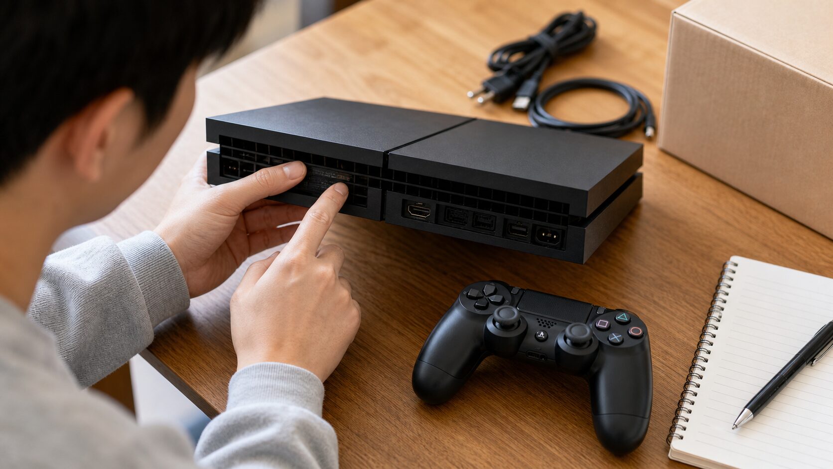 PS4は型番と容量で査定の入口が変わるの内容をイメージする写真