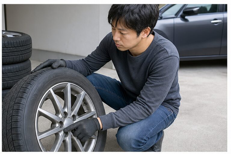 タイヤホイール買取はセット状態で見られやすいの内容をイメージする写真
