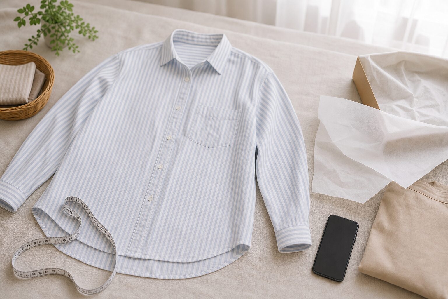 フリマは写真と説明を作れる服に向いているの内容をイメージする写真