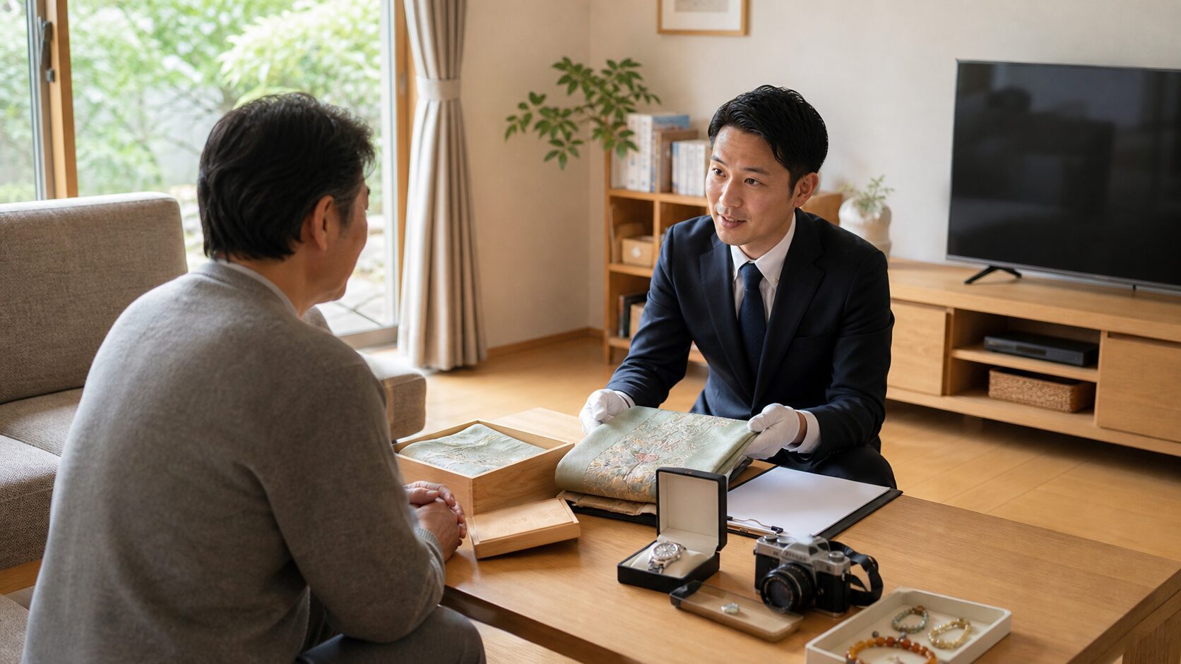 バイセル出張買取の査定イメージ