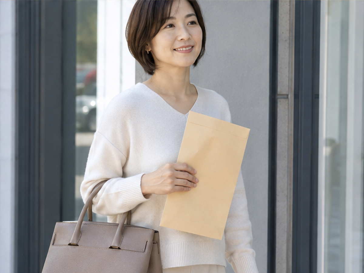 売却後の支払いを確認する場面