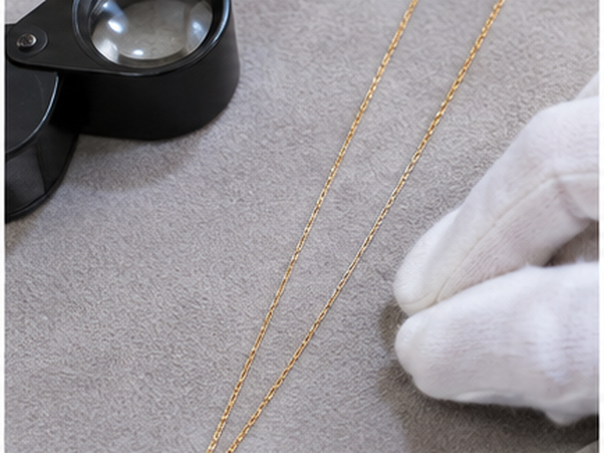 絡まりのあるネックレスの状態確認