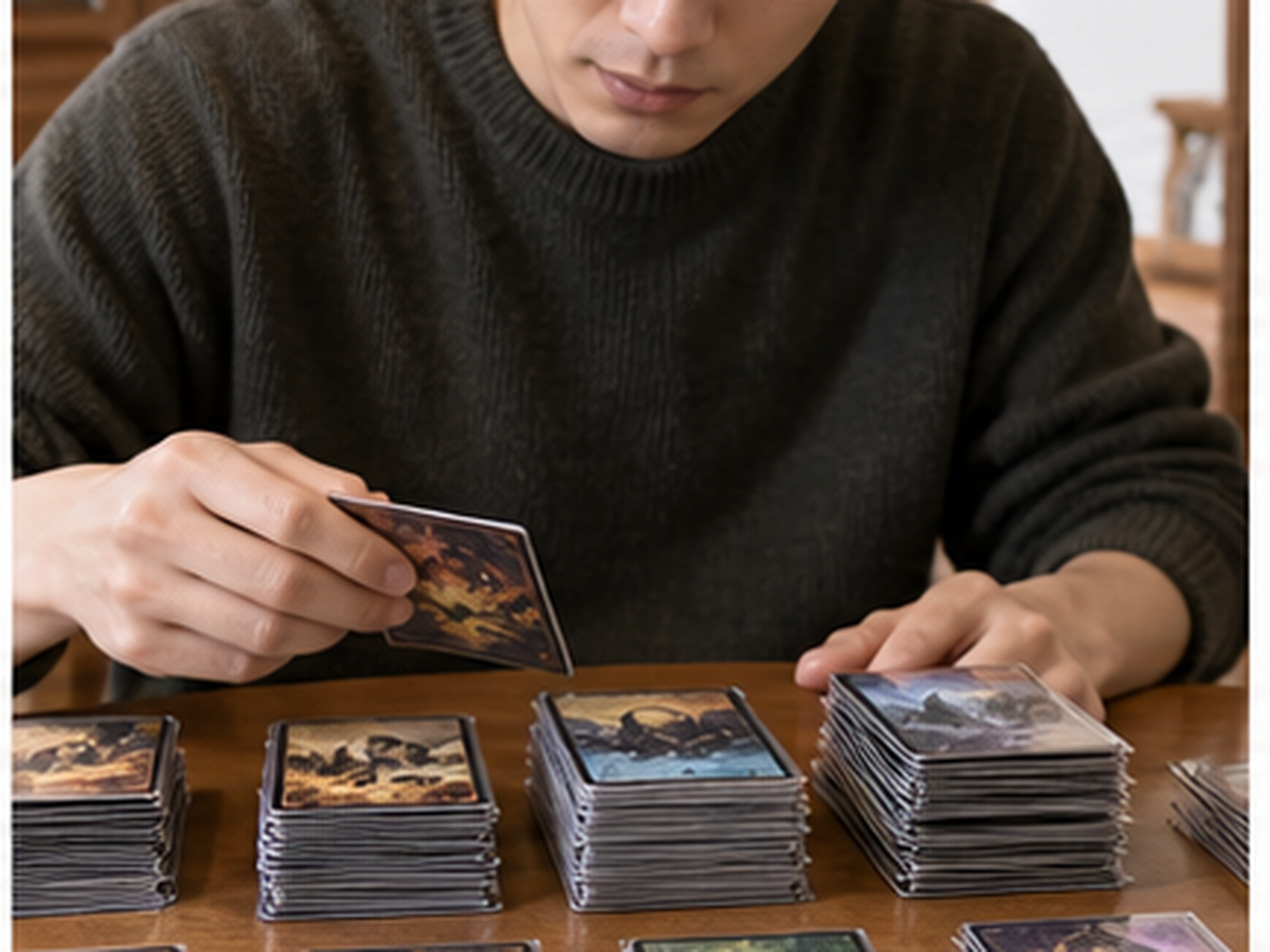 押し入れから出てきた古い遊戯王カードの売却準備