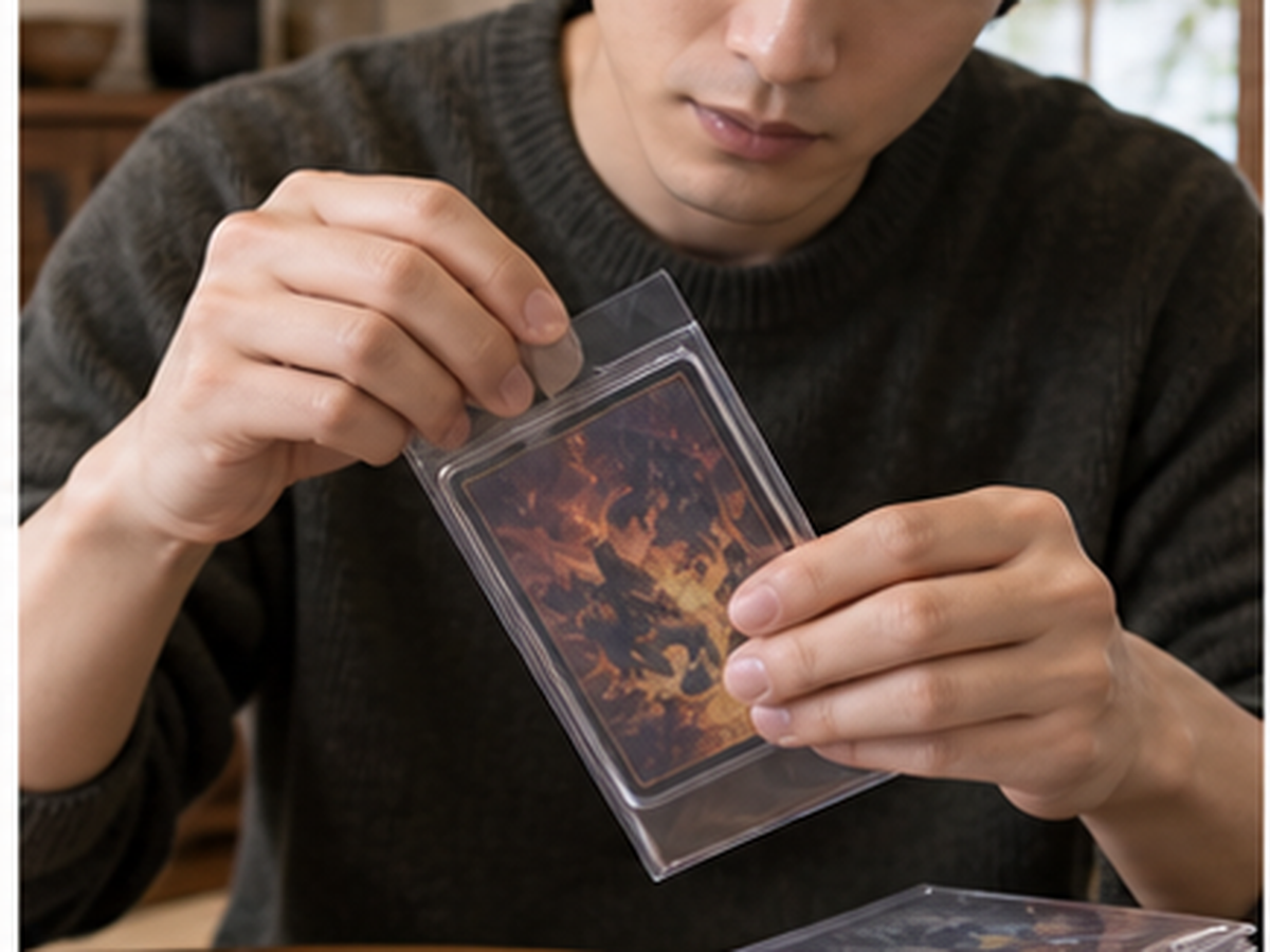 押し入れから出てきた古い遊戯王カードの付属品と保護