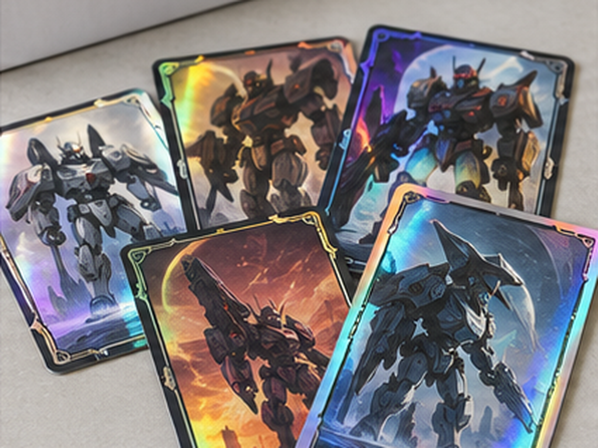デッキ、パラレル候補、プロモ、余剰カードが混ざったガンダムカードの全体確認