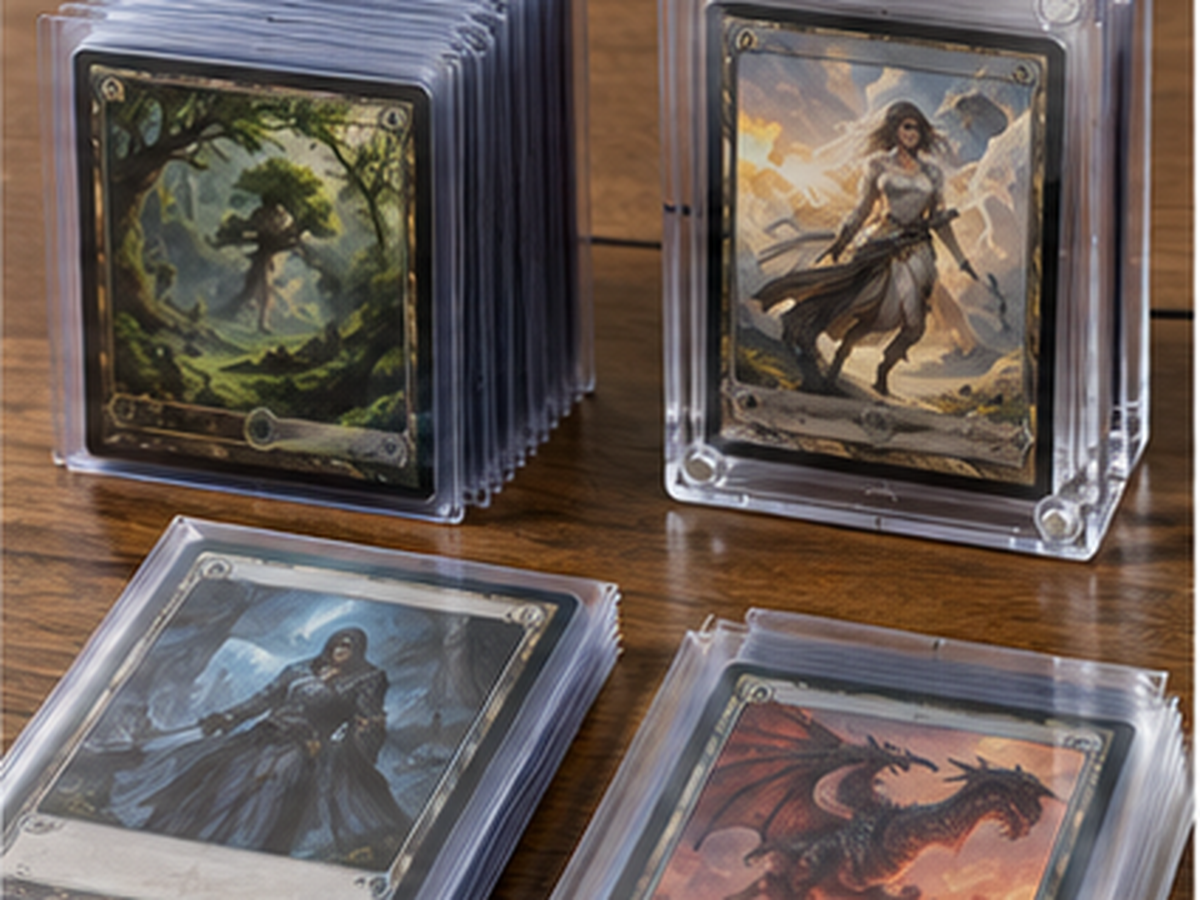 英語版と日本語版や再録が混ざったMTGのフォイル候補の保護準備