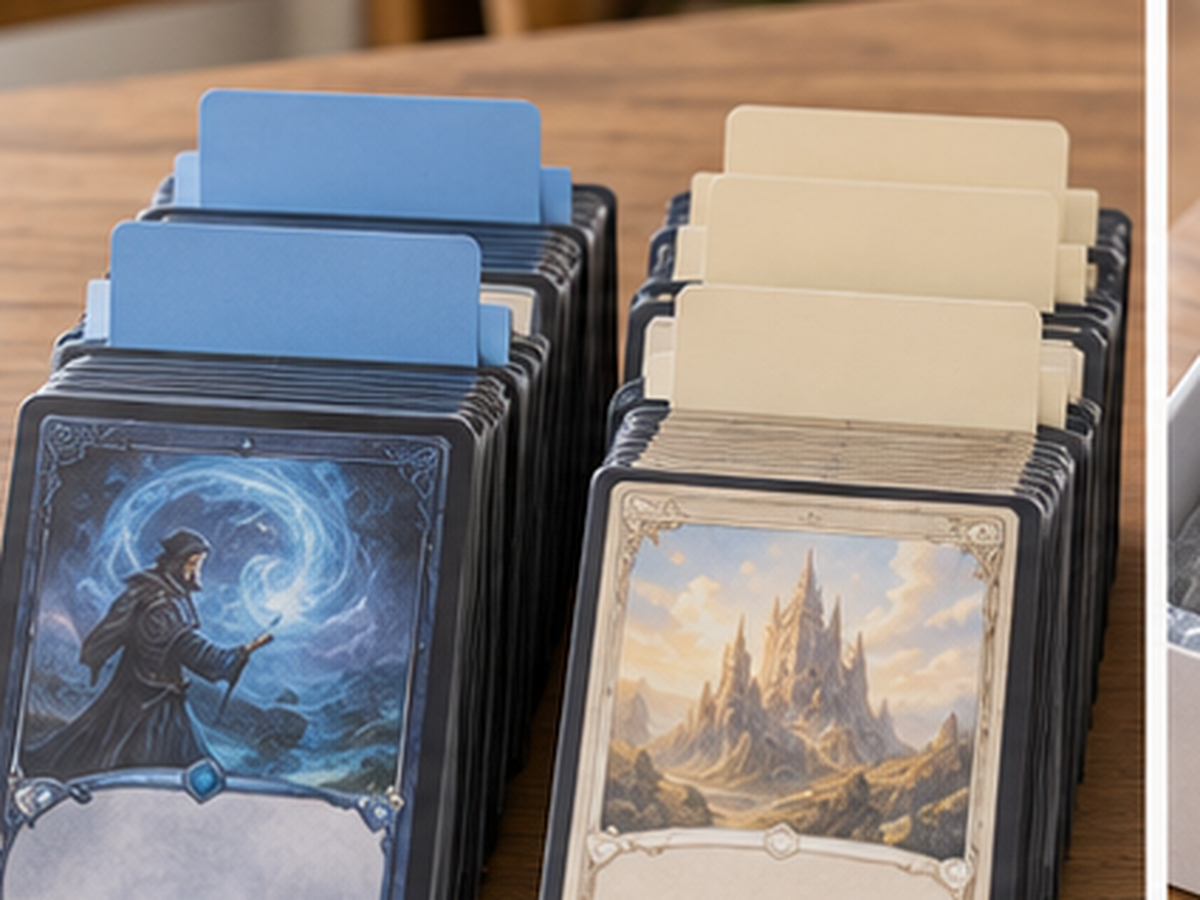 日本語版と英語版が混ざったMTGのカード束の保護準備