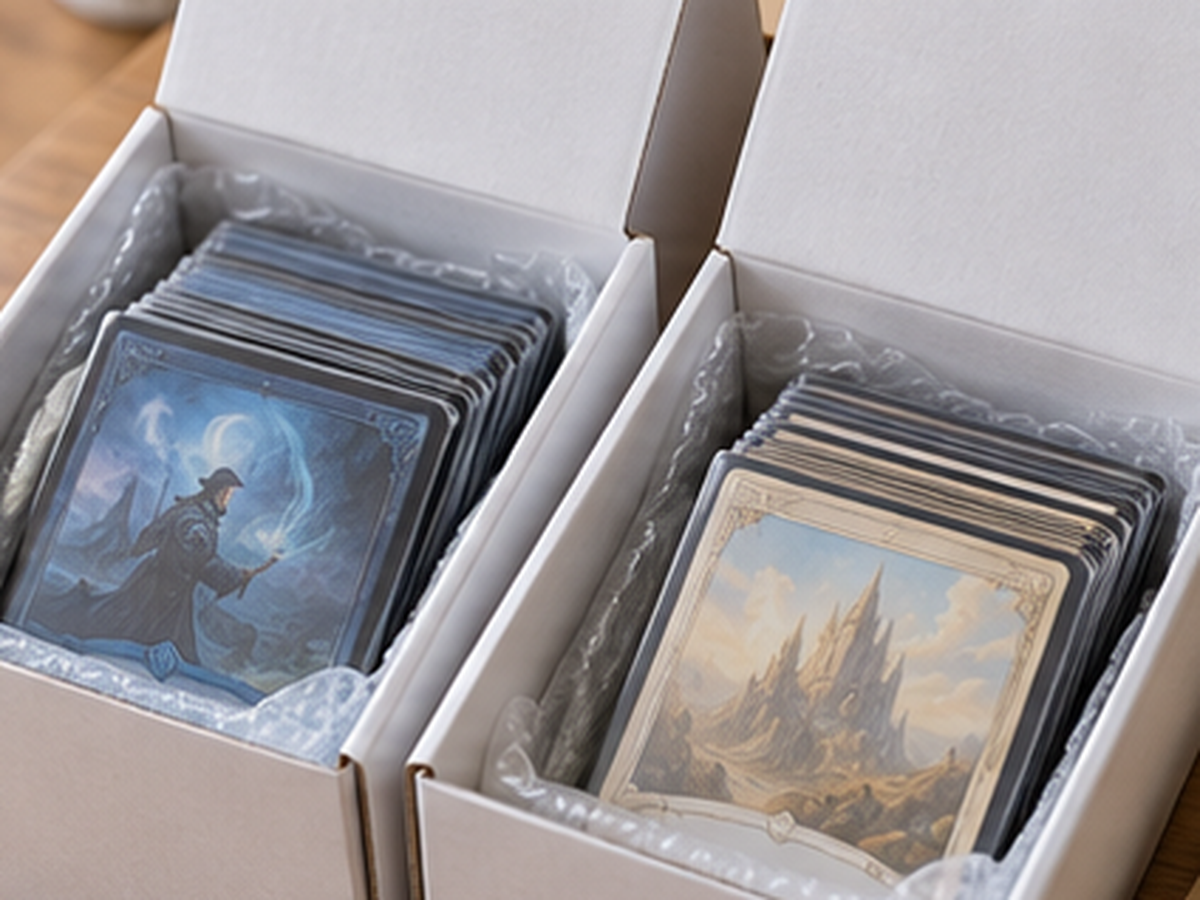 日本語版と英語版が混ざったMTGのカード束の査定前確認