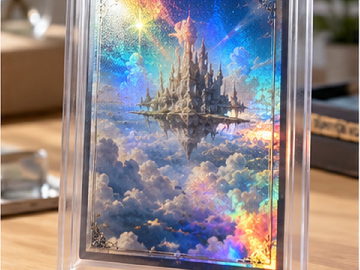 通常のシークレット仕様とプリズマティック仕様の候補が混ざった遊戯王カードの保護準備